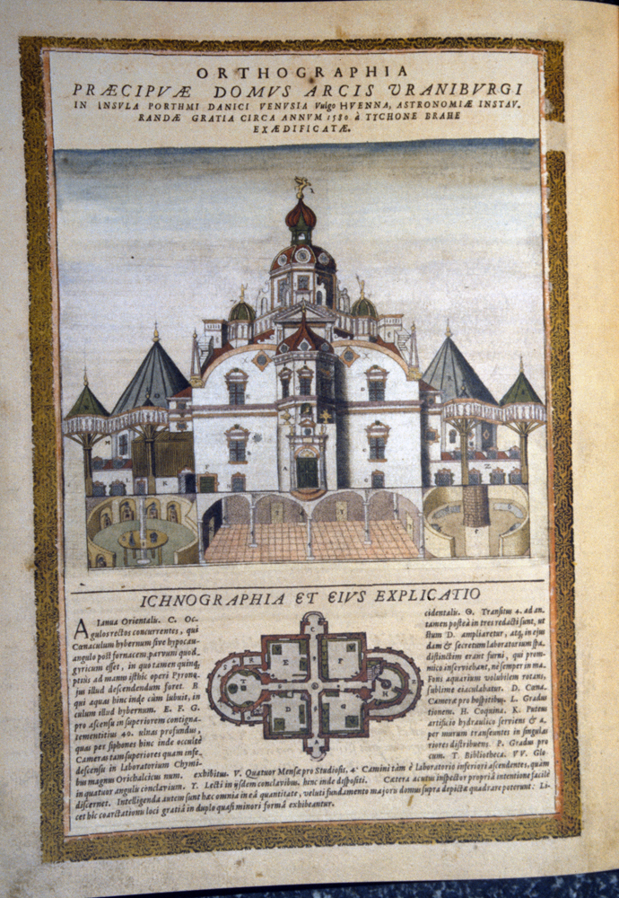 Tycho Brahes første observatorium på Hven, Uraniborg.