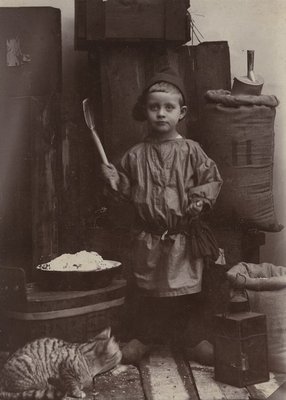 Foto af dreng som nisse, 1912